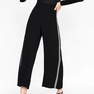 NWT Zara Bead-Embellished Pants XS